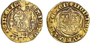 Pays-Bas - Est Frise - Diocèse d'Utrecht - David de Bourgogne - Florin. Pays-Bas - Est Frise - Diocèse d'Utrecht - David de Bourgogne - Florin.