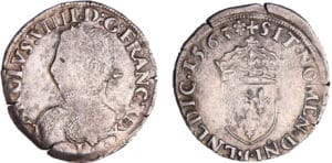 Charles IX (1560-1574) - Demi-teston - 6ème type - 1563 I (Limoges) Charles IX (1560-1574) - Demi-teston - 6ème type - 1563 I (Limoges)