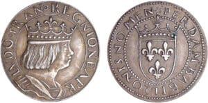 Essai de métal et de module - Louis XII pour Naples Essai de métal et de module - Louis XII pour Naples