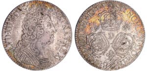 Louis XIV (1643-1715) - Ecu aux 3 couronnes - 1711 D (Lyon) Louis XIV (1643-1715) - Ecu aux 3 couronnes - 1711 D (Lyon)