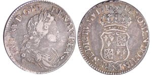 Louis XV (1715-1774) - ¼ écu de France-Navarre - 1718 X (Amiens) Louis XV (1715-1774) - ¼ écu de France-Navarre - 1718 X (Amiens)