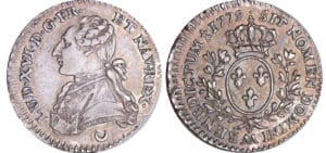 Louis XVI (1774-1792) - 1/10 écu aux branches d’olivier - 1779 AA (Metz)