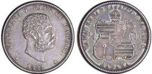 Hawaï - 1/4 dollar 1883 Hawaï - 1/4 dollar 1883