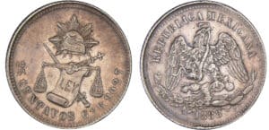 Mexique (Mexico) - Guanajuato - 25 centavos 1888 Go R