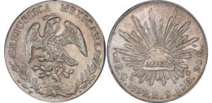 Mexique (Mexico) - Guanajuato - 1 peso 1892 Go RS