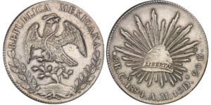 Mexique (Mexico) - Culiacan - 1 peso 1894 Cn AM