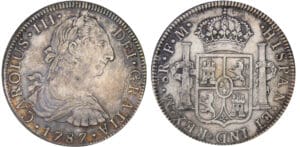 Mexique (Mexico) - Carlos III - Mexico - 8 reales 1787 Mo FM