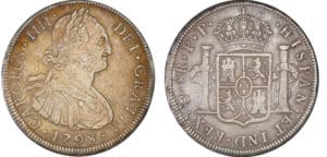 Bolivie (Bolivia) - Carlos IV - 8 reales 1798 PTS PP Bolivie (Bolivia) - Carlos IV - 8 reales 1798 PTS PP