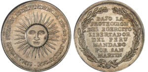 Pérou (Peru) - Lima - 1/2 peso 1821