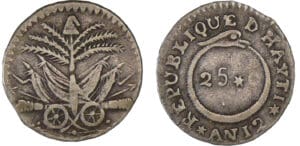 Haïti - 25 centimes An 12 (1815) Haïti - 25 centimes An 12 (1815)