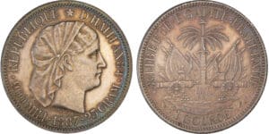 Haïti - 1 gourde 1887 Haïti - 1 gourde 1887