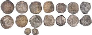 Lot de 8 monnaies espagnoles Lot de 8 monnaies espagnoles