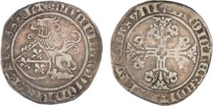 Principauté de Liège - Louis de Bourbon - Patard - 1478 (Hasselt) Principauté de Liège - Louis de Bourbon - Patard - 1478 (Hasselt)