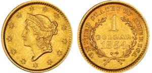 Etats-Unis - 1 dollar 1854
