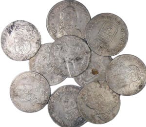 Louis XV (1715-1774) - Lot de 10 monnaies de 1/6 d'écu