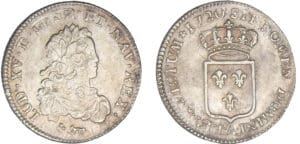 Louis XV (1715-1774) - 1/3 d'écu de France - 1720 A (Paris) flan réf Louis XV (1715-1774) - 1/3 d'écu de France - 1720 A (Paris) flan réf