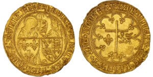 Henry VI de Lancastre (1422-1453) - Salut d'or - Rouen
