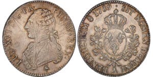 Louis XVI (1774-1792) - Ecu aux branches d’olivier - 1789 A (Paris) 2ème sem Louis XVI (1774-1792) - Ecu aux branches d’olivier - 1789 A (Paris) 2ème sem