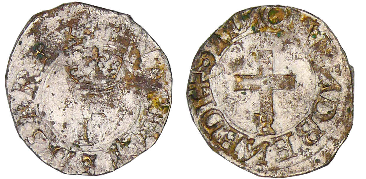 François 1er (1515-1547) - Douzain à la croisette - R (Villeneuve-Saint-André-Les-Avignon) François 1er (1515-1547) - Douzain à la croisette - R (Villeneuve-Saint-André-Les-Avignon)