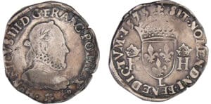 Henri III (1574-1589) - Teston - 3ème type - 1575 L (Bayonne)