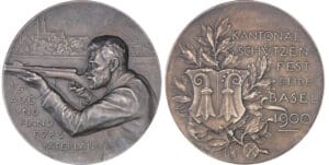 Suisse - Médaille de tir - 1900 Bâle