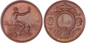 Suisse - Médaille de tir - 1895 Winterthur