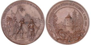 Suisse - Médaille de tir - 1895 St Georges Genêve