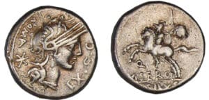 Sergia - Denier (116 - 115 av. J.-C.)