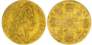 Louis XIV (1643-1715) - Louis d’or au soleil - 1711 X (Amiens)