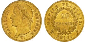 Napoléon 1er (1804-1814) - 20 francs revers empire 1813 A (Paris)