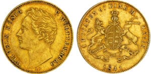 Allemagne - Wurttemberg - Wilhelm - Ducat 1841