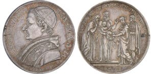Italie - Vatican - Grégoire XVI -Scudo 1834 (Rome ) A. IV