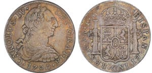 Mexique (Mexico) - Carlos IV - Mexico - 8 reales 1790 Mo FM