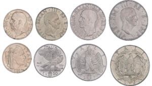 Italie - Lot de 4 monnaies Italie - Lot de 4 monnaies