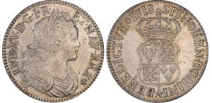 Louis XV (1715-1774) - Ecu de France-Navarre - 1718 A (Paris) Louis XV (1715-1774) - Ecu de France-Navarre - 1718 A (Paris)