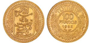 Tunisie - Ahmed (1929-1942) - 100 francs 1932 Tunisie - Ahmed (1929-1942) - 100 francs 1932