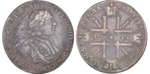 Russie - Pierre Ier (1699-1725) - Rouble 1724 (Saint-Pétersbourg)