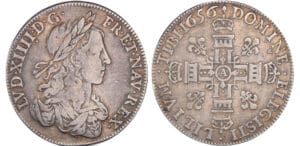 Louis XIV (1643-1715) - Lis d’argent - 1656 A (Paris)