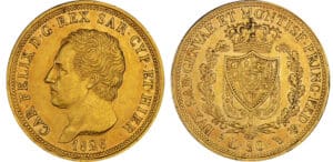 Italie - Sardaigne - Carlo Felice - 80 lire 1826 (Gênes) Italie - Sardaigne - Carlo Felice - 80 lire 1826 (Gênes)