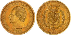 Italie - Sardaigne - Carlo Felice - 80 lire 1828 (Turin) Italie - Sardaigne - Carlo Felice - 80 lire 1828 (Turin)