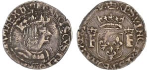 François 1er (1515-1547) - Demi-teston - 10ème type (Villefranche-de Rouergue)
