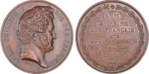 France - Louis-Philippe, 1832, Visite de la Reine Hortense à la Monnaie de Paris France - Louis-Philippe, 1832, Visite de la Reine Hortense à la Monnaie de Paris