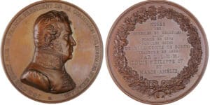 France - Louis-Philippe, 1833, Inauguration du musée des monnaies et medailles, par Caqué France - Louis-Philippe, 1833, Inauguration du musée des monnaies et medailles, par Caqué