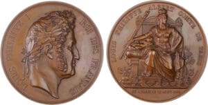 France - Louis Philippe, 1838, Naissance du Comte de Paris le 24 août 1838 par Domard France - Louis Philippe, 1838, Naissance du Comte de Paris le 24 août 1838 par Domard