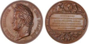 France - Louis Philippe, 1841, Inauguration de l'école normale par Bovy France - Louis Philippe, 1841, Inauguration de l'école normale par Bovy