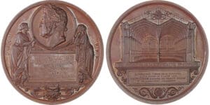France - Louis Philippe, 1844, Pose de la première pierre de la bibliothèque Sainte-Geneviève France - Louis Philippe, 1844, Pose de la première pierre de la bibliothèque Sainte-Geneviève