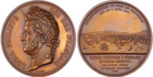 France - Louis-Philippe, 1844, Agrandissement du port de Marseille, par Bovy France - Louis-Philippe, 1844, Agrandissement du port de Marseille, par Bovy