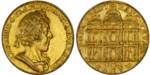 France - Louis XIII, 1624, Agrandissement du Louvre, par Pierre Regnier France - Louis XIII, 1624, Agrandissement du Louvre, par Pierre Regnier