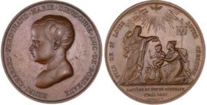 France - Baptême du Duc de Bordeaux en 1821, (futur Henri V), par Gayrard France - Baptême du Duc de Bordeaux en 1821, (futur Henri V), par Gayrard