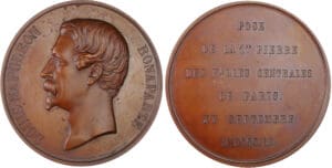 France - Second empire, Pose de la première pierre des Halles de Paris, 1851 France - Second empire, Pose de la première pierre des Halles de Paris, 1851
